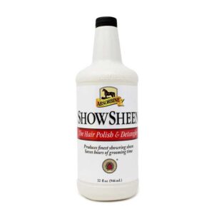 Absorbine Show Sheen — Acondicionador y lustrador capilar para caballos