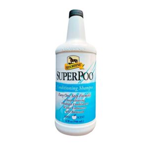 Absorbine Super Poo — Shampoo acondicionador para equinos 946 ml