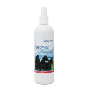 Absorvet — Linimento tópico rubefaciente y antiinflamatorio para bovinos y caballos 460 ml