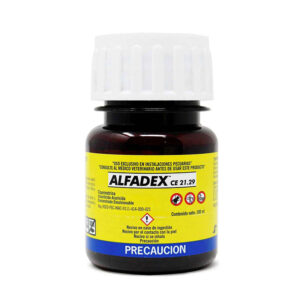 Alfadex — Insecticida y Acaricida para instalaciones para bovinos, cerdos y aves 100 ml
