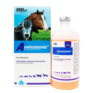 Aminotonic® — Rehidratante y reconstituyente energético para bovinos, caballos, aves y cerdos 500 ml
