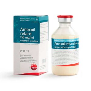 Amoxoil Retard — Antibiótico de amplio espectro para bovinos 250 ml