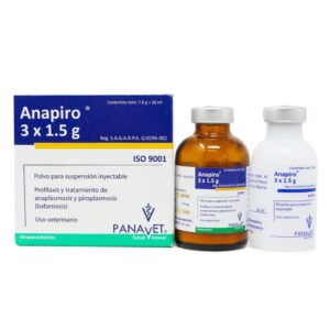 Anapiro 3 x 1.5 g — Antibiótico de amplio espectro para bovinos