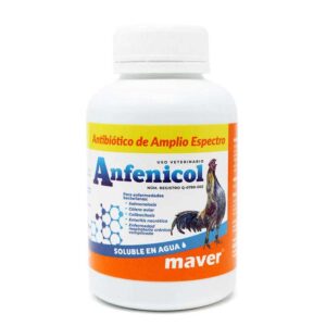 Anfenicol 250 ml — Antibiótico de amplio espectro para Aves 250 ml