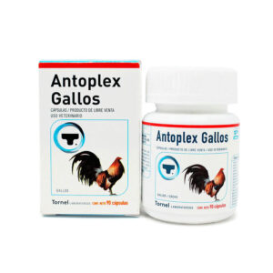 Antoplex Gallos — Reconstituyente vitamínico mineral vigorizante para Aves 90 Cápsulas