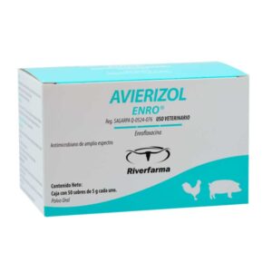 Avierizol-Enro — Antibiótico de amplio espectro para Aves Caja con 50