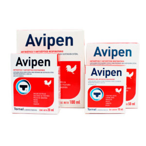 Avipen — Antibiótico y antiséptico respiratorio para Aves 10 ml, 50 ml