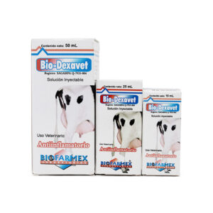 Bio DexaVet — Antiinflamatorio glucocorticoide para bovinos 10 ml, 25