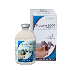 Biocom 2000 — Antibiótico inyectable combinado con antiinflamatorio para Bovinos 250 ml