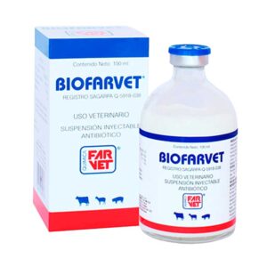 Biofarvet — Antibiótico con antiinflamatorio para Bovinos 100 ml