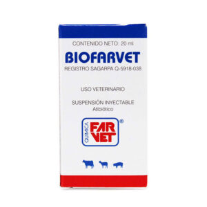 Biofarvet — Antibiótico combinado con antiinflamatorio para bovinos