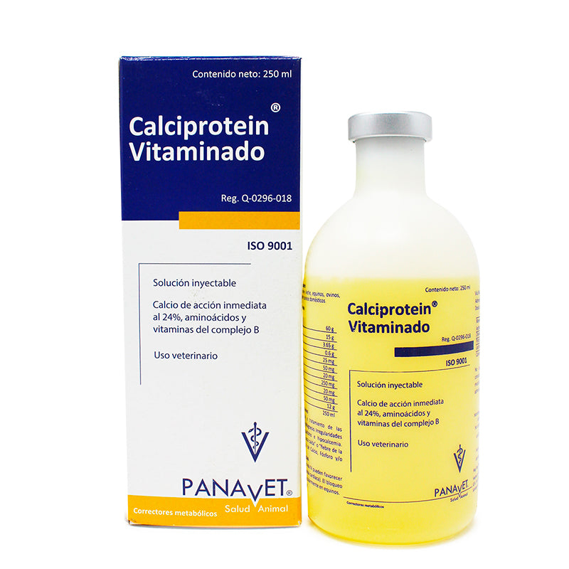 Calciprotein® Vitaminado — Suplemento de Calcio, Vitaminas y Aminoácidos para Bovinos