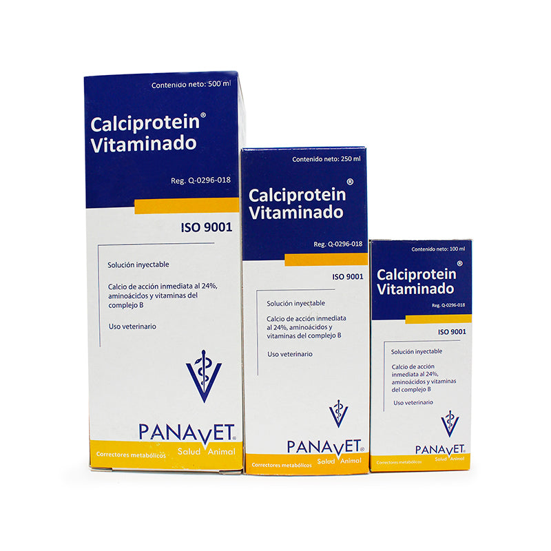 Calciprotein® Vitaminado — Suplemento de Calcio, Vitaminas y Aminoácidos para Bovinos