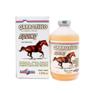 Garrotillo — Antibiótico de amplio espectro con antiinflamatorio, analgésico y expectorante para Equ