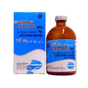 Cefticel RTU 100 ml — Antibiótico de amplio espectro para bovinos 100