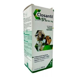 Closantil Inyectable 5% — Antiparasitario interno para bovinos 250 ml