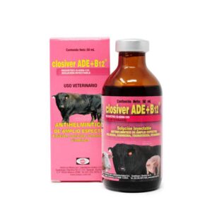 Closiver ADE+B12 — Suplemento vitamínico inyectable para bovinos 50 ml