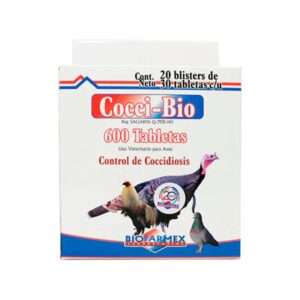 Cocci-Bio 600 Tabletas — Coccidiostato para aves