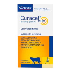 Curacef Duo — Antibiótico de amplio espectro para bovinos 100 ml