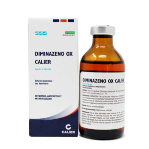 Diminazeno OX Calier — Antibiótico y antiprotozoario inyectable para bovinos