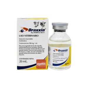 Draxxin 20 ml — Antibiótico de amplio espectro para bovinos