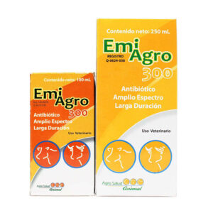 Emi Agro 300 — Antibiótico de amplio espectro inyectable para bovinos