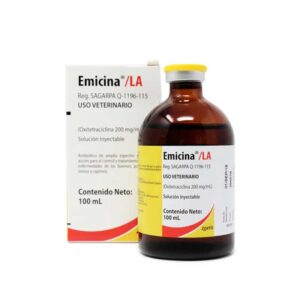 Emicina LA 100 ml — Antibiótico de amplio espectro para Bovinos 100ml