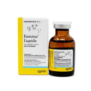 Emicina Líquida — Antibiótico de amplio espectro para bovinos 20 ml