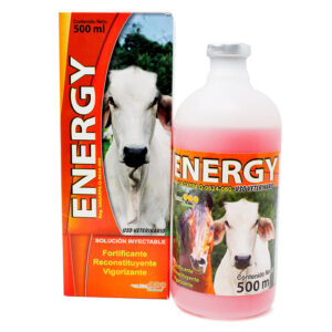 Energy — Fortificante y Reconstituyente Metabólico para Bovinos y Caballos 500 ml