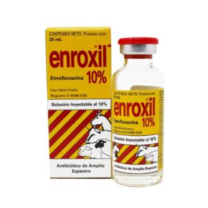 Enroxil 10% 25 ml — Antibiótico de amplio espectro para bovinos 25 ml