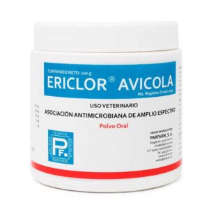 Ericlor Avicola — Antibiótico de amplio espectro para Aves 100 g