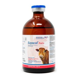 Euyacol Forte — Expectorante, Mucolítico, Antihistamínico y Descongestionante Respiratorio para Bovi