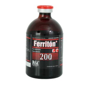 Ferritón 200 — Suplemento inyectable de hierro para bovinos 100 ml