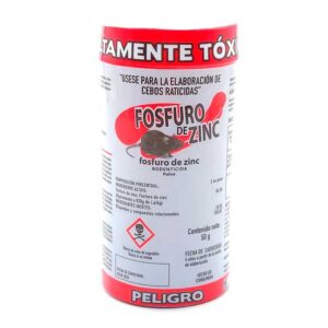 Fosfuro de Zinc — Rodenticida fumigante para granos almacenados para bovinos y caballos 50 g