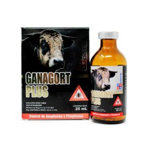 Ganagort Plus — Antibiótico de amplio espectro para bovinos 25 ml