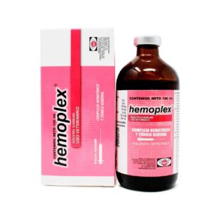 Hemoplex — Suplemento vitamínico y mineral inyectable para Bovinos 100 ml