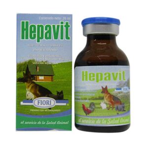 Hepavit 20 ml — Suplemento vitamínico y mineral para bovinos 20 ml