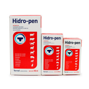 Hidro-Pen — Antibiótico combinado para bovinos 20 ml, 100 ml