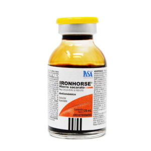 Ironhorse® — Antianémico a base de hierro sacarato para Equinos 20 ml