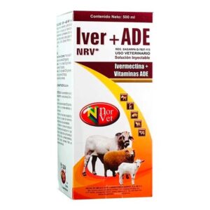 Iver+ADE NRV 500 ml — Antiparasitario inyectable para bovinos 500 ml