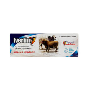 Iverfin F — Endectocida y fasciolicida inyectable para bovinos 225ml
