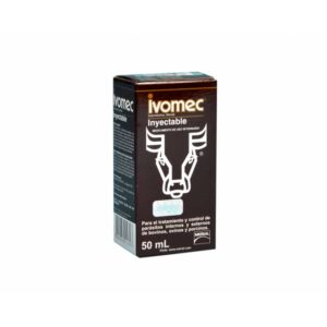 Ivomec 1% — Antiparasitario inyectable para bovinos 50 ml