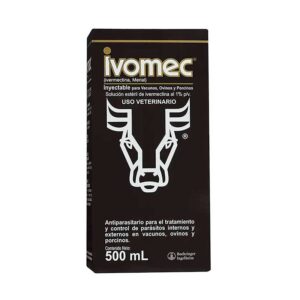 Ivomec 1% 500 ml — Antiparasitario inyectable para Bovinos 500 ml