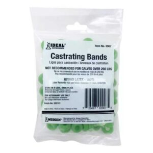 Ligas de Látex para Castrar — Ligas de castración para Bovinos 100 piezas