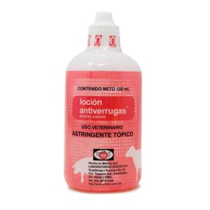 Loción Antiverrugas — Loción para tratamiento de verrugas virales para Bovinos 100 ml