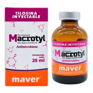 Macrotyl 25 ml — Antibiótico de amplio espectro para bovinos 25 ml