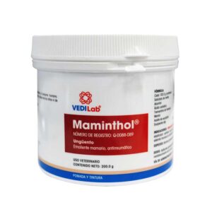 Maminthol — Ungüento emoliente, antirreumático y rubefaciente para Bovinos 200 g