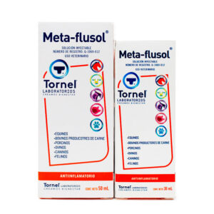 Meta-flusol — Relajante muscular y antiinflamatorio para bovinos 30 ml