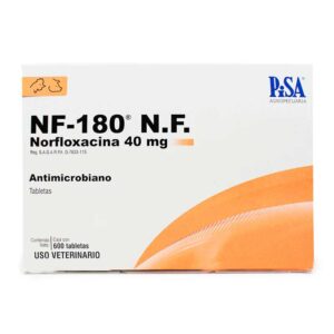 NF-180 N.F. — Antibiótico de amplio espectro para bovinos Caja 600 tabletas