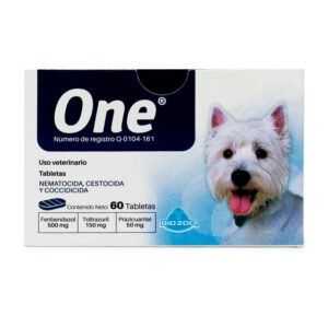 One® Tabletas — Antiparasitario interno de amplio espectro para perros